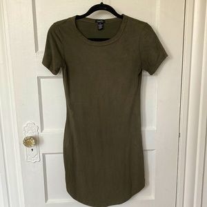 Forest green form fitting evening dress, size Xs, stretchy!!